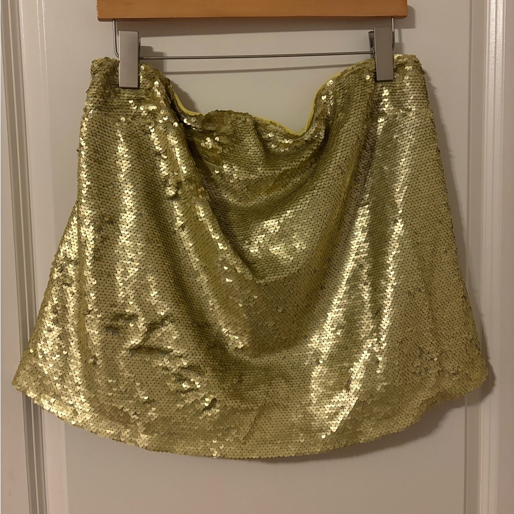 ANTHROPOLOGIE Sequin Skirt